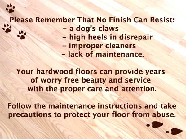 Hardwood Floor Maintenance