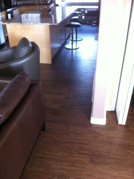 Prefinished Hand-scraped White Oak Floor