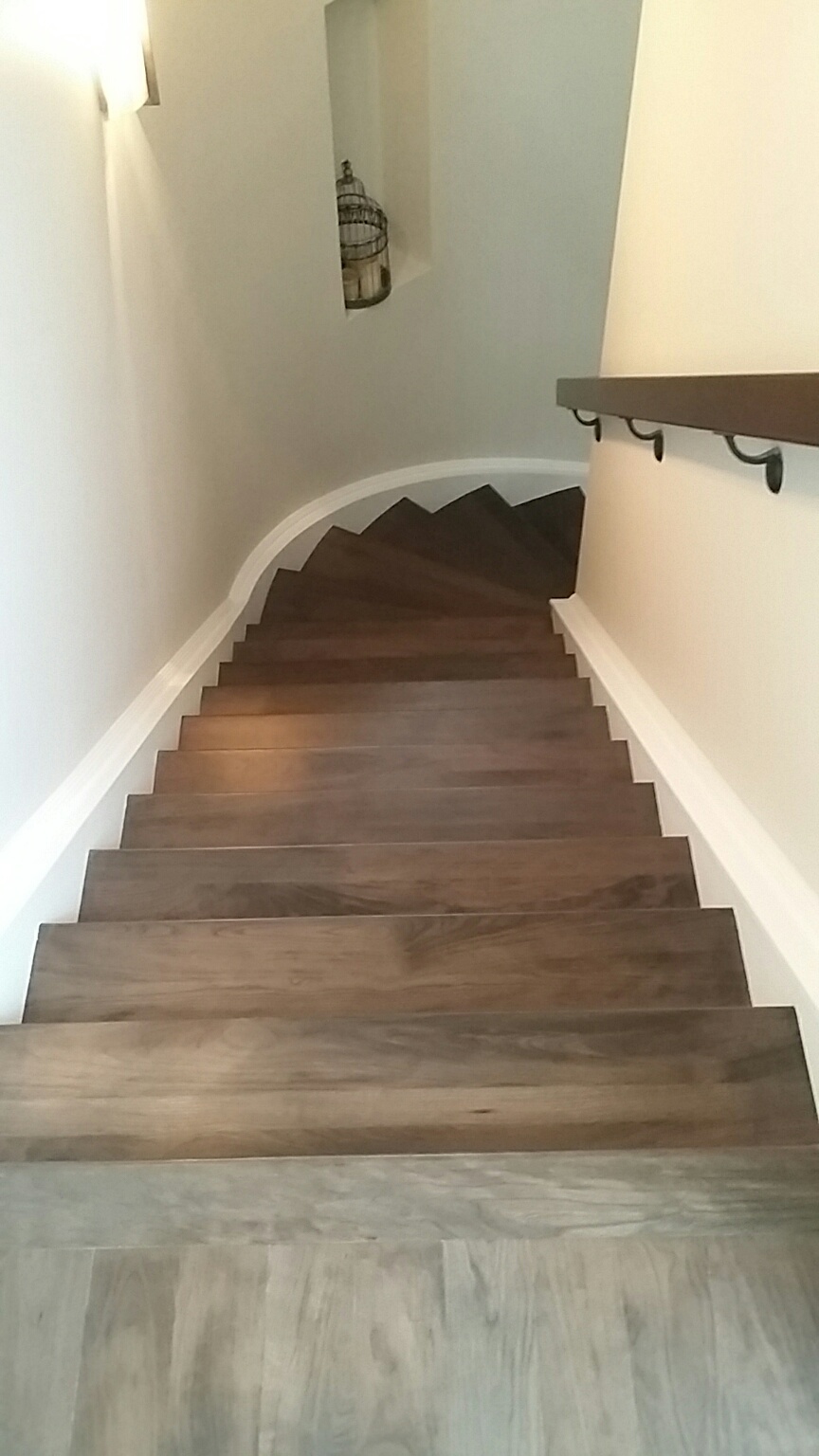 Refinished American Cherry Hardwood Floor