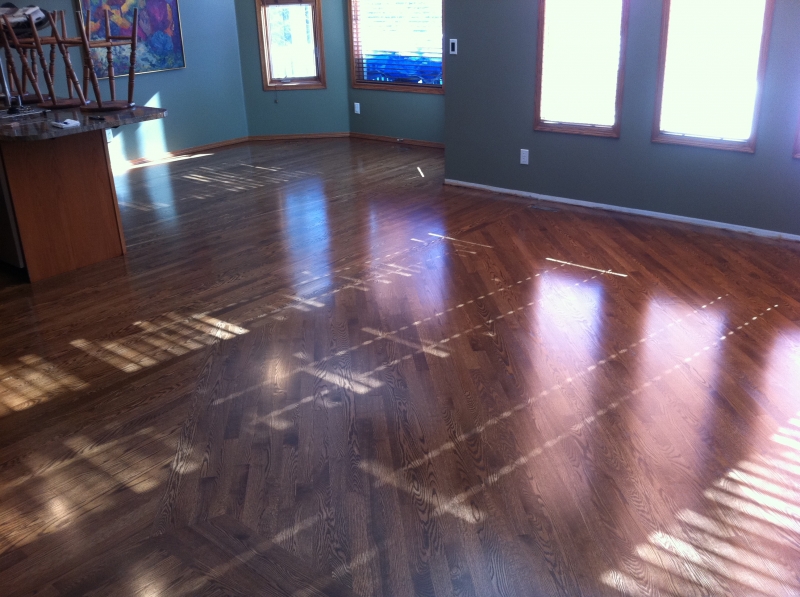 Refinished Red Oak Hardwood